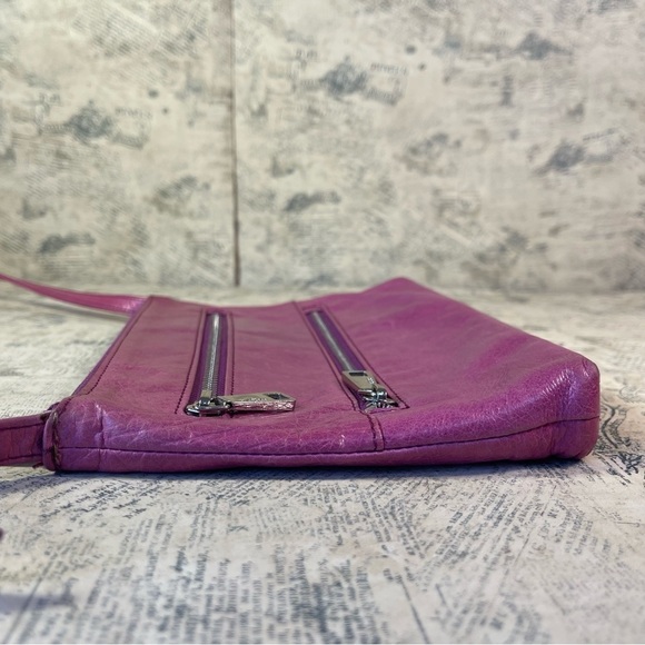 Hobo Mara Double Zipper Genuine Leather Crossbody Bag - Picture 5 of 11